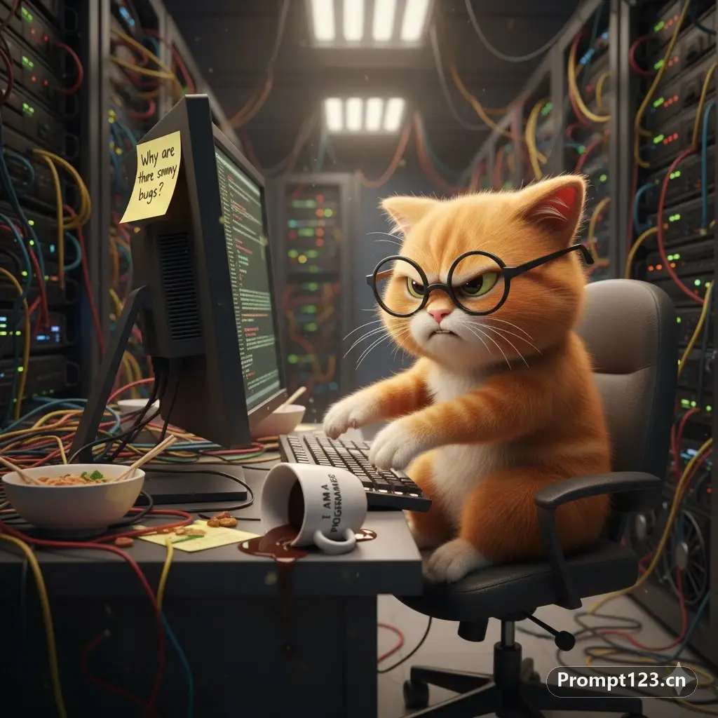 皮克斯风程序员猫
