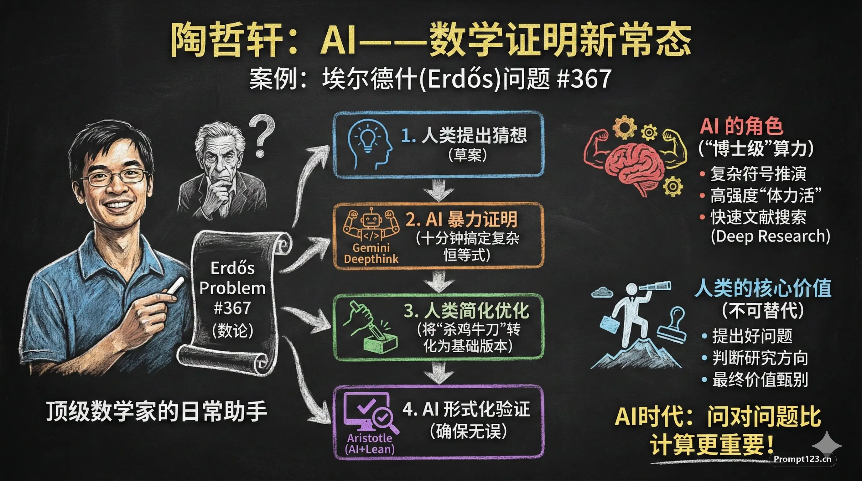 粉笔风信息图
