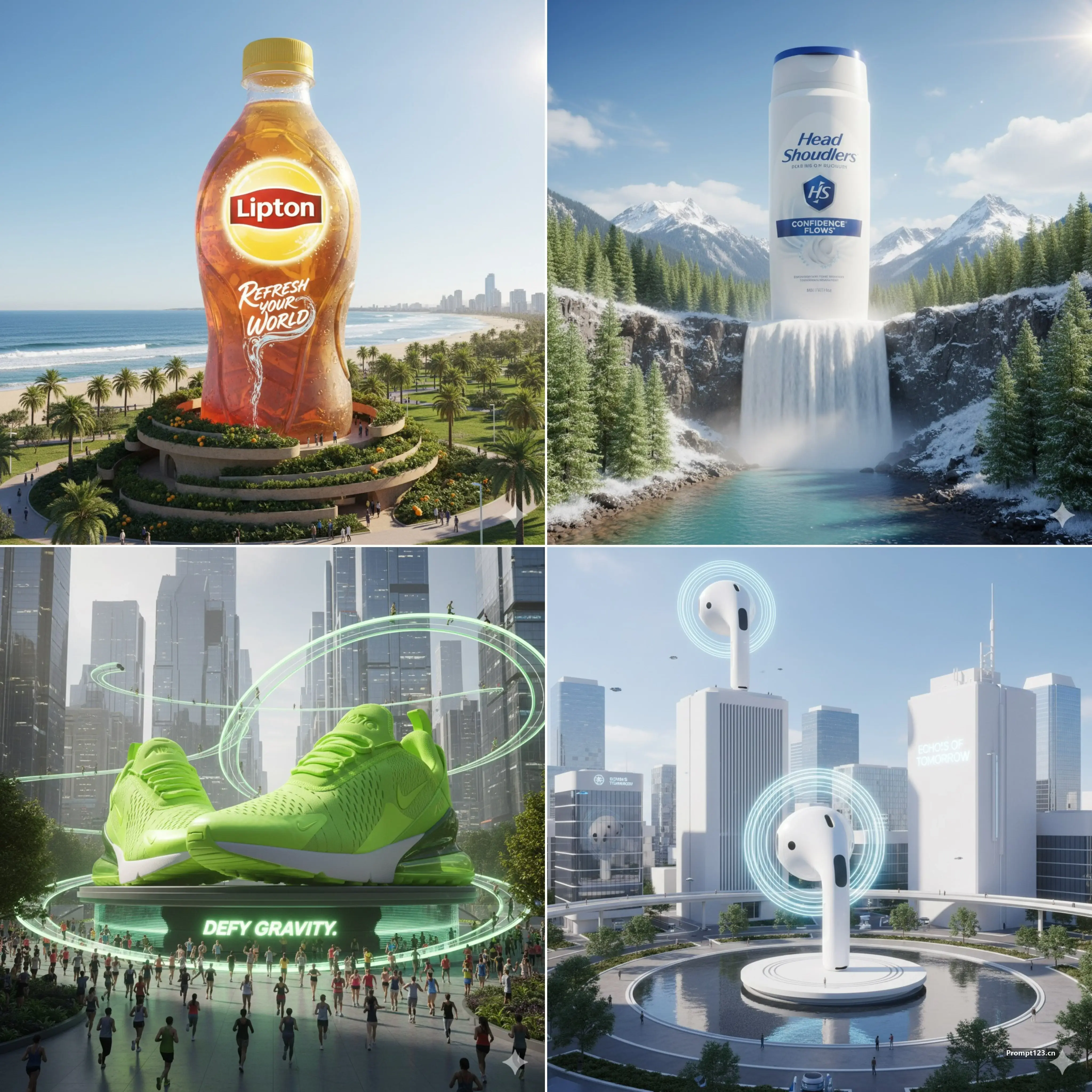 超写实 CGI 产品镜头