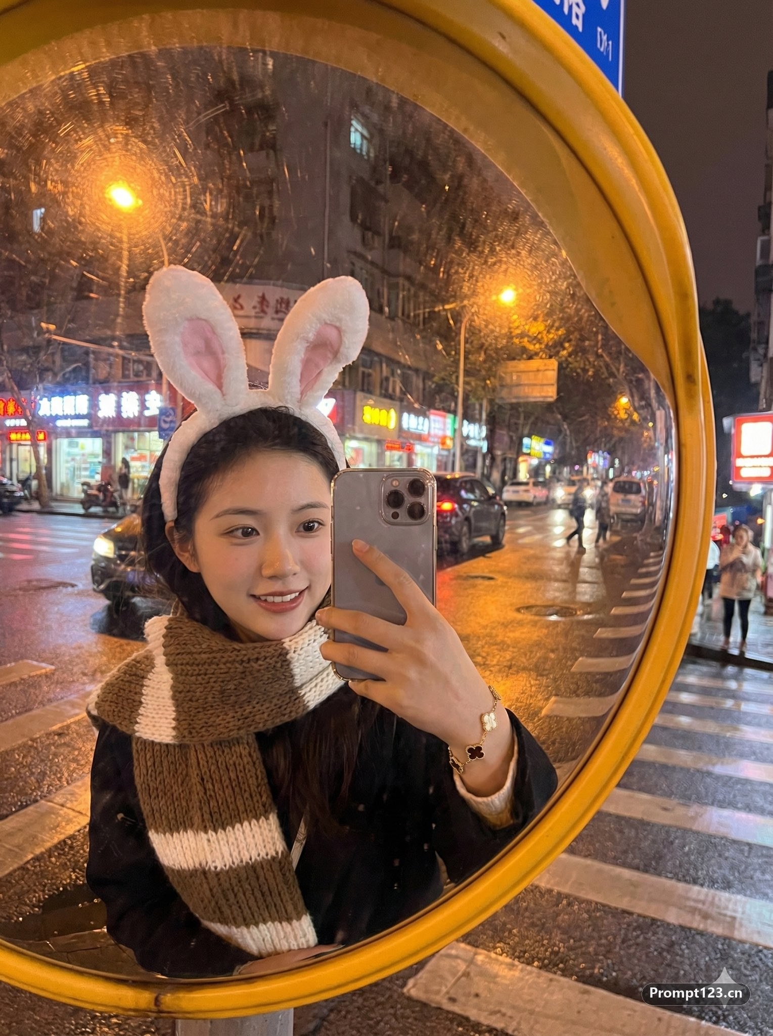 路口转角反光镜