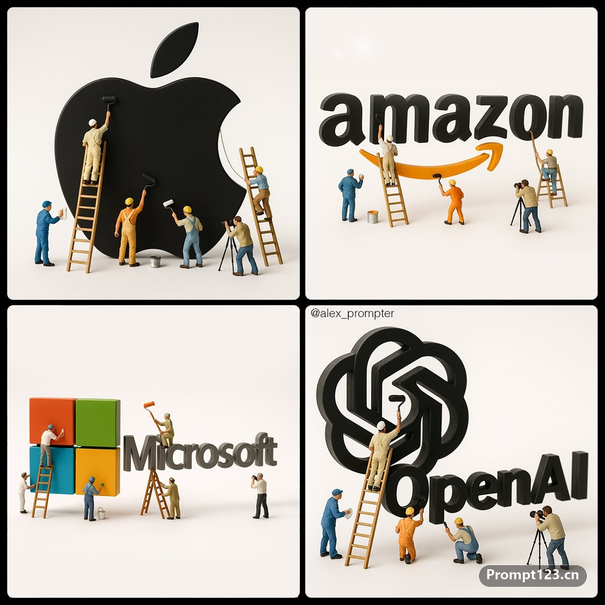 Logo超写实微型摄影