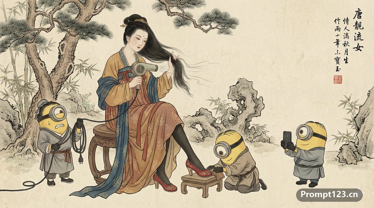 中国传统水墨彩画