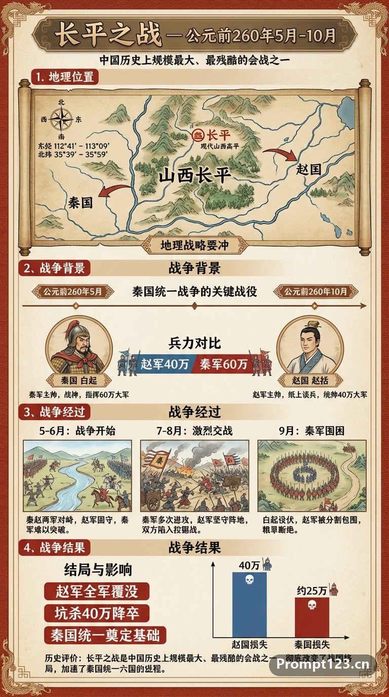 长平之战信息图