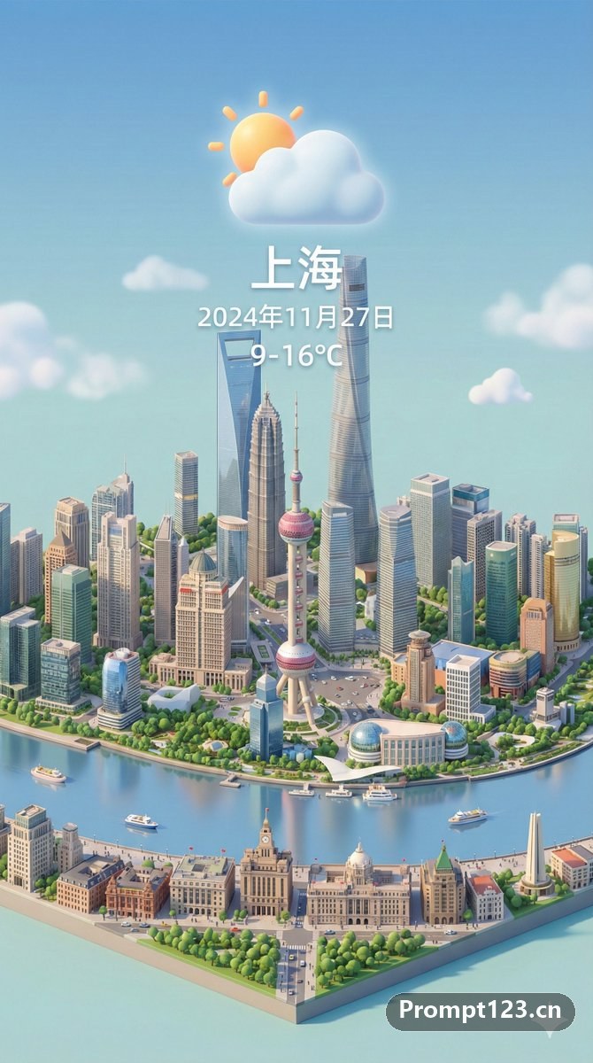 城市动态天气卡片