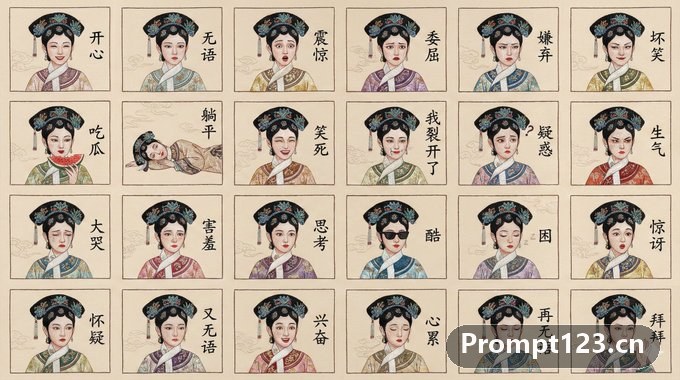 仿真绣苏绣表情包