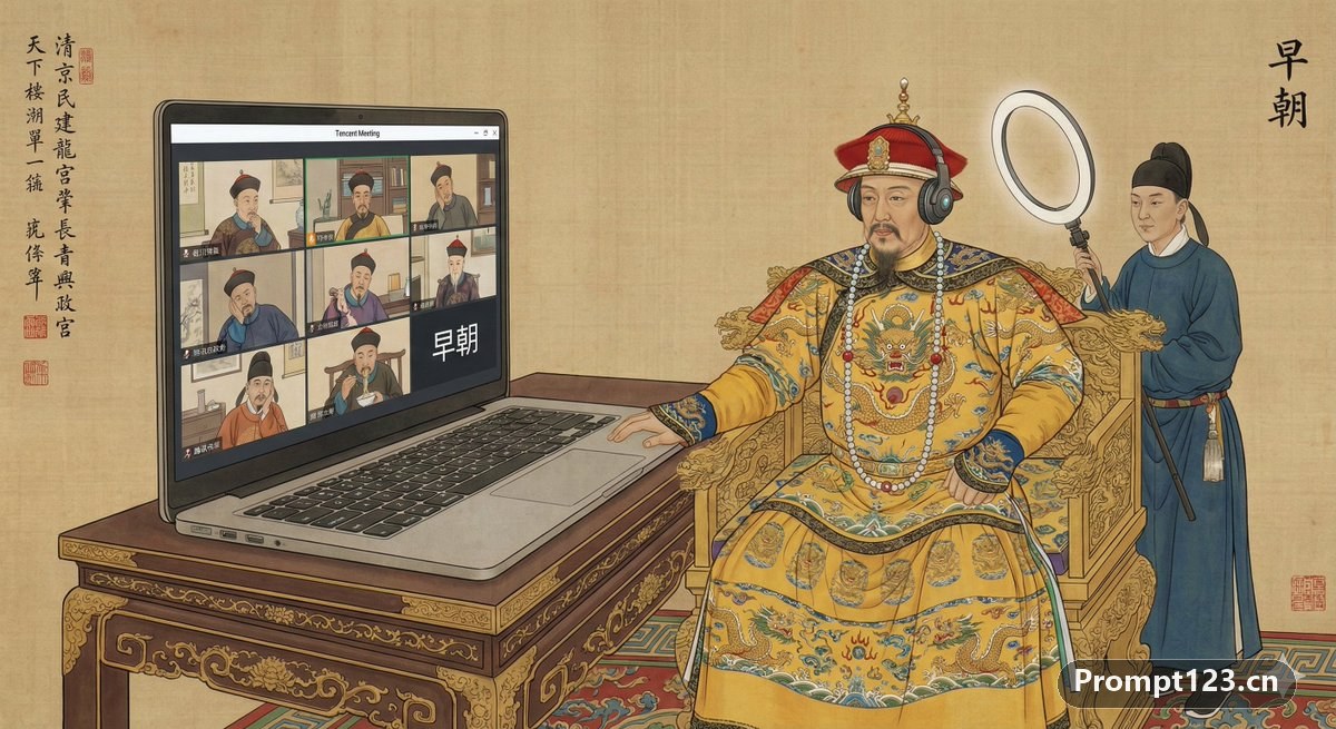 早朝了开个视频会议先