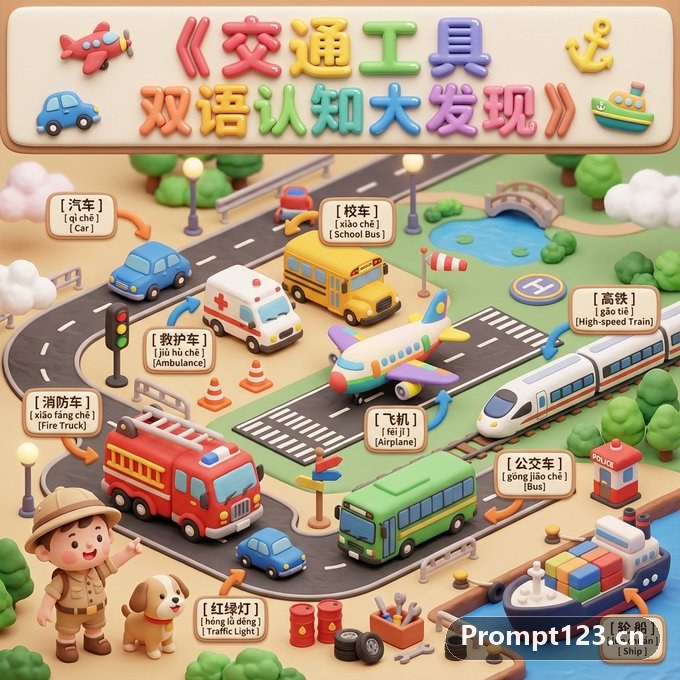 双语认知大发现-交通工具