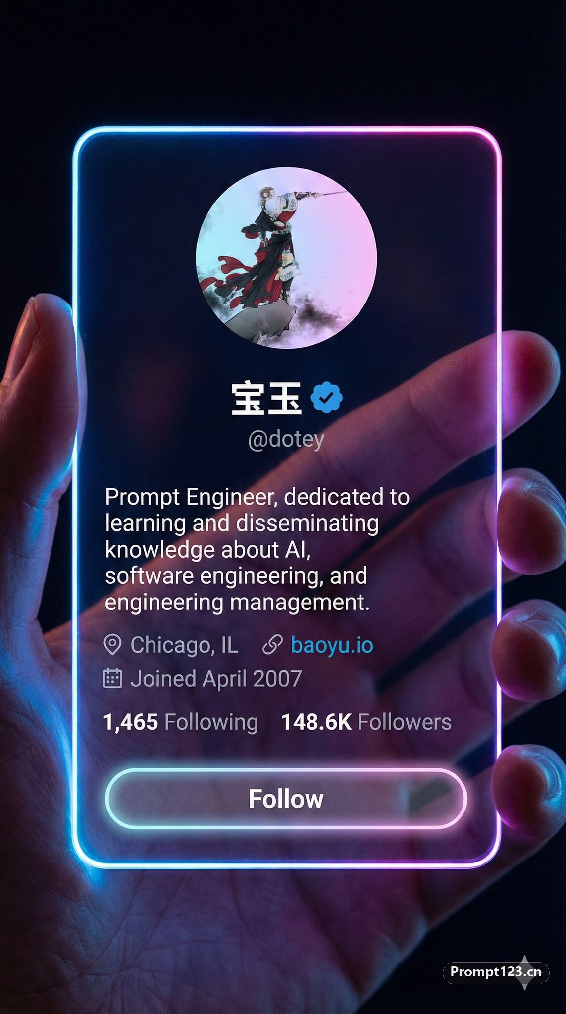 赛博朋克美学风格卡片