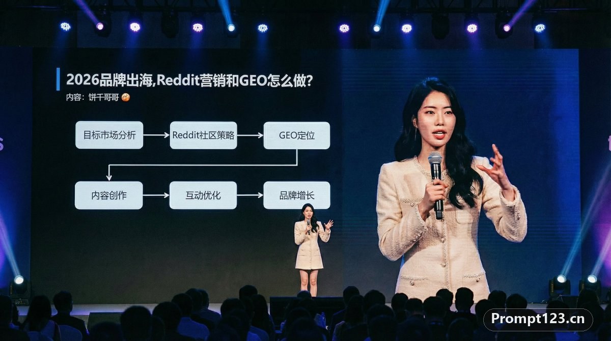 人物放到一个逼格拉满的大会现场