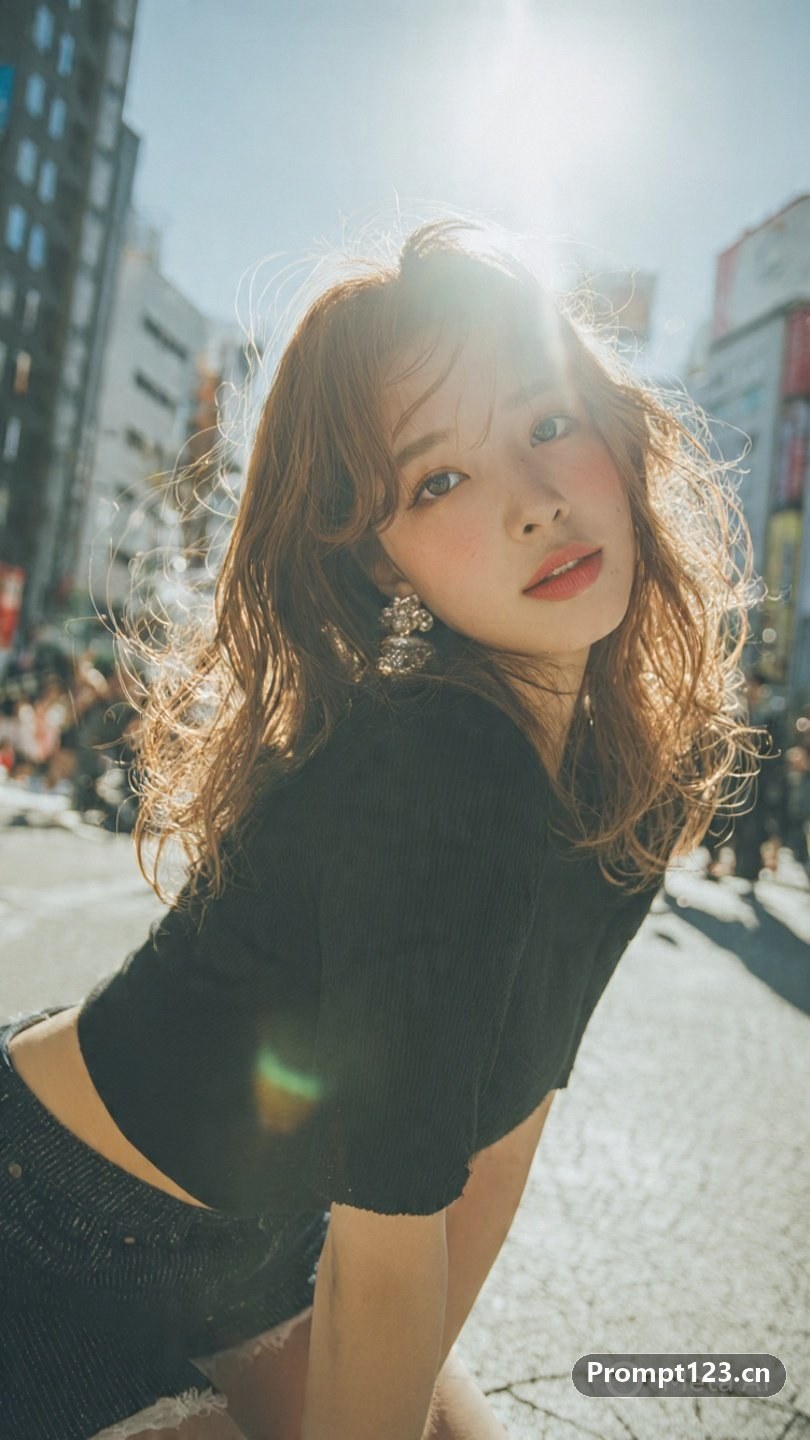 一位年轻的日本美女模特