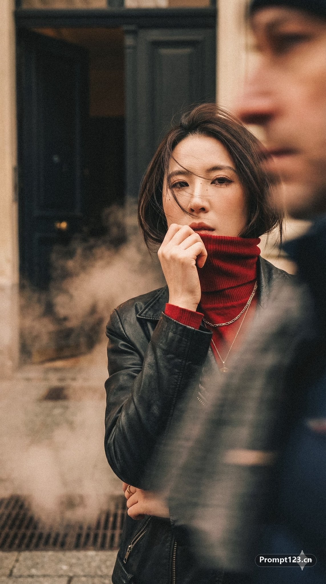 超逼真的电影感肖像