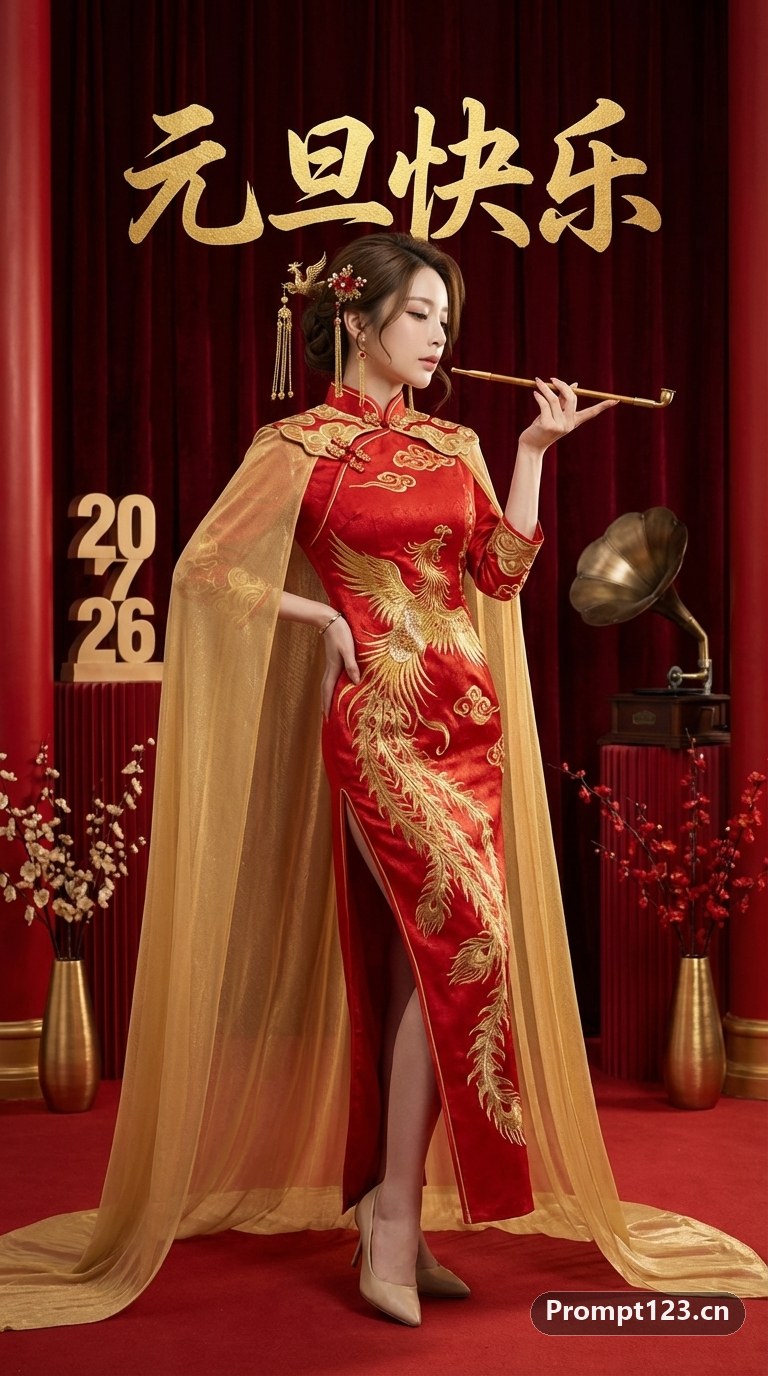 元旦特辑-复古旗袍名媛风