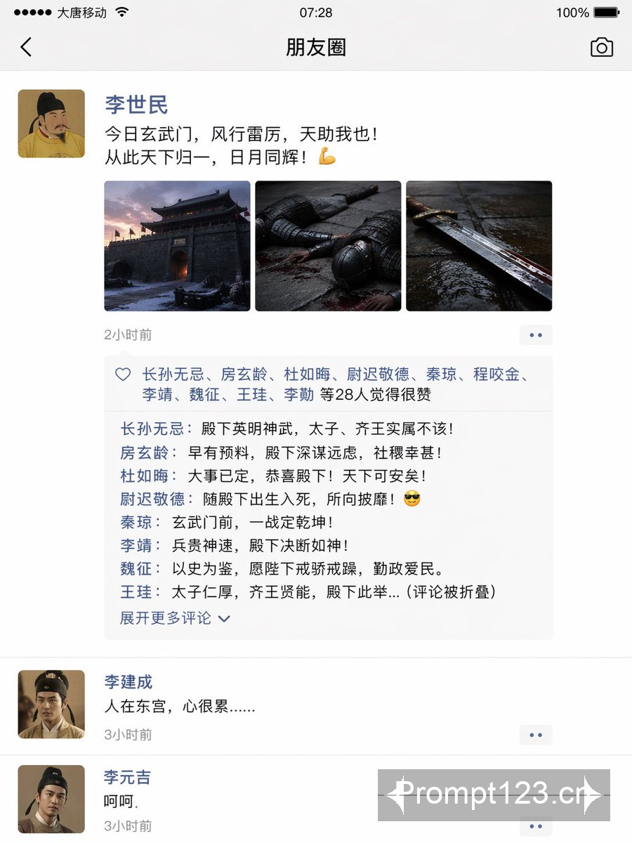 大唐玄武门之变的朋友圈