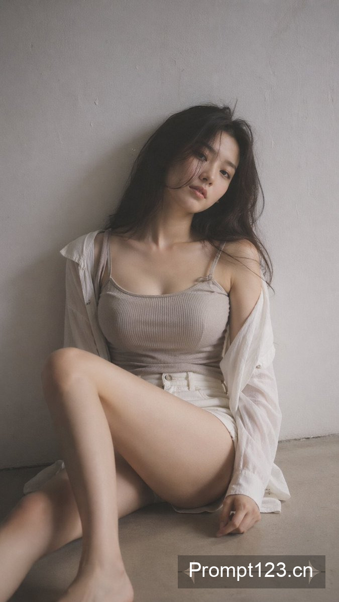 韩系极简氛围感少女写真