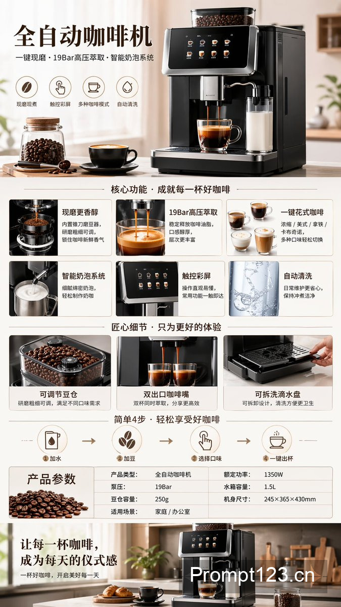 全自动咖啡机产品展示