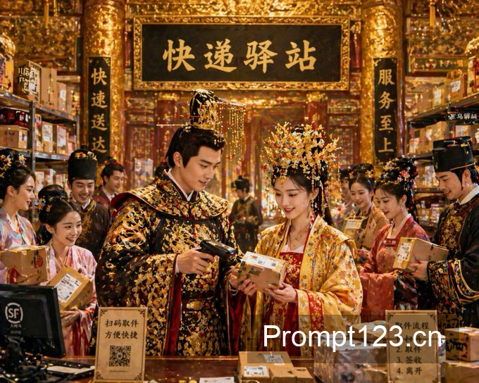 皇宫深处的御用快递驿站