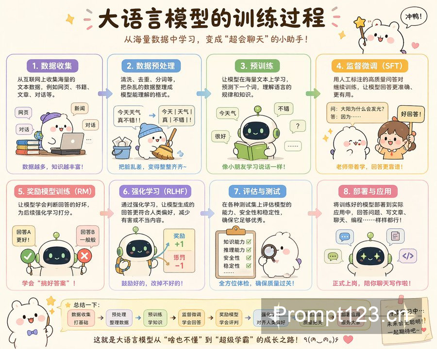 萌系大模型训练图解