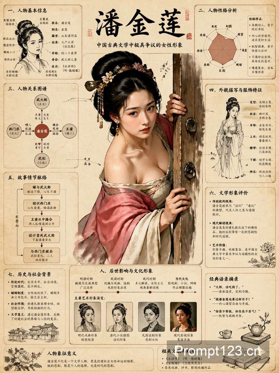 绘制金瓶梅知识图谱