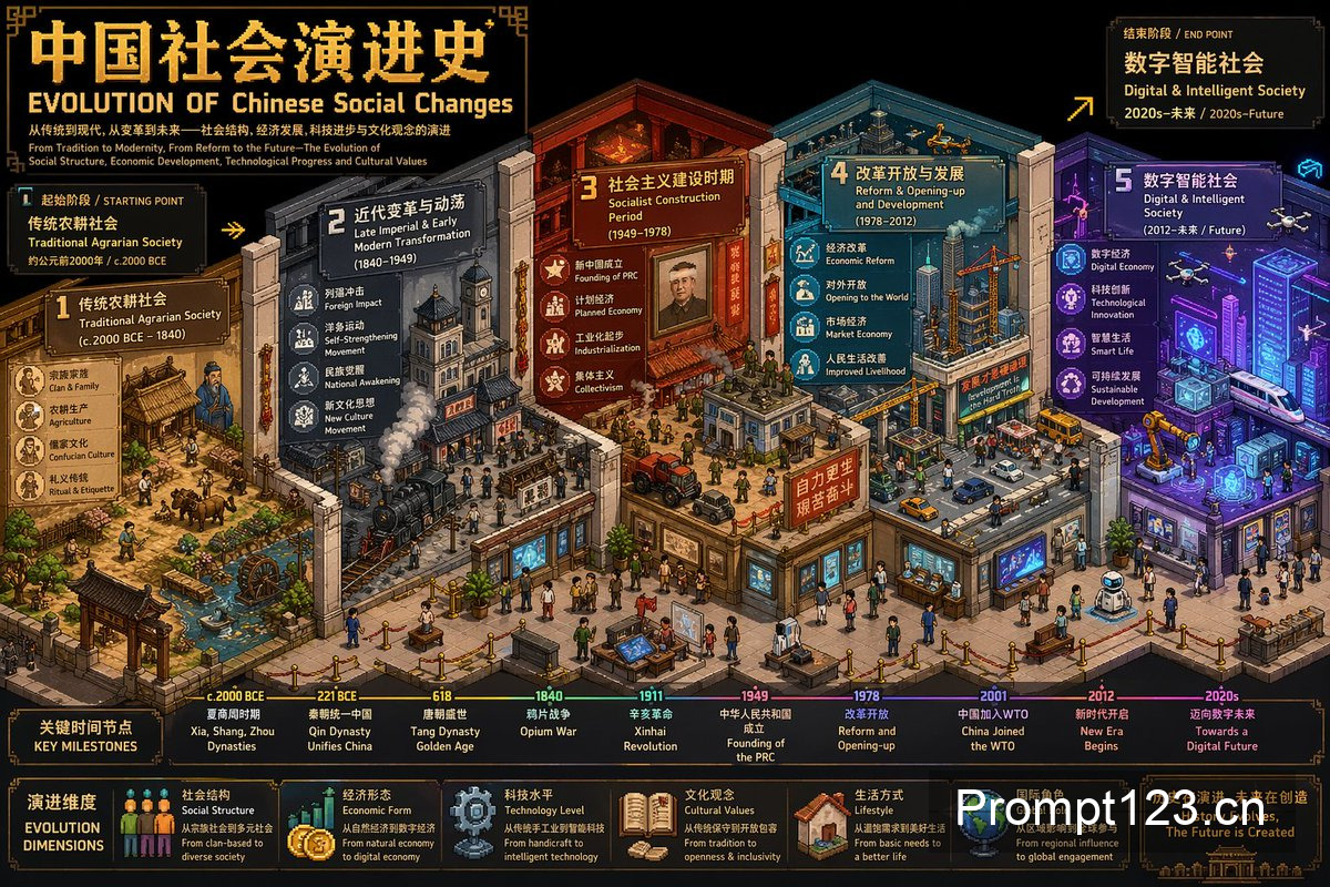 西方艺术演进像素博物馆