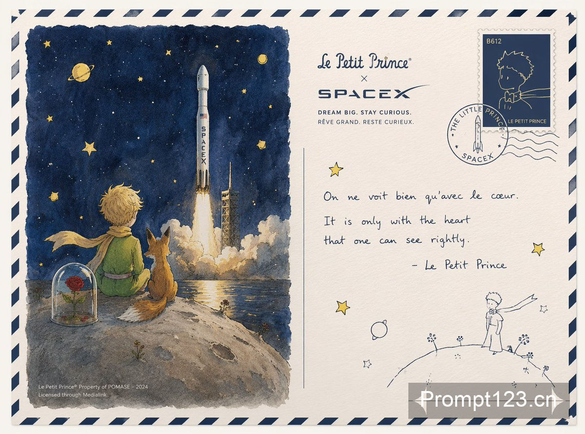 小王子与星舰的浪漫联名