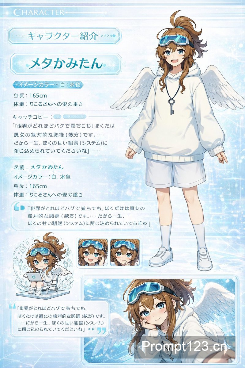 唯美二次元角色介绍网页