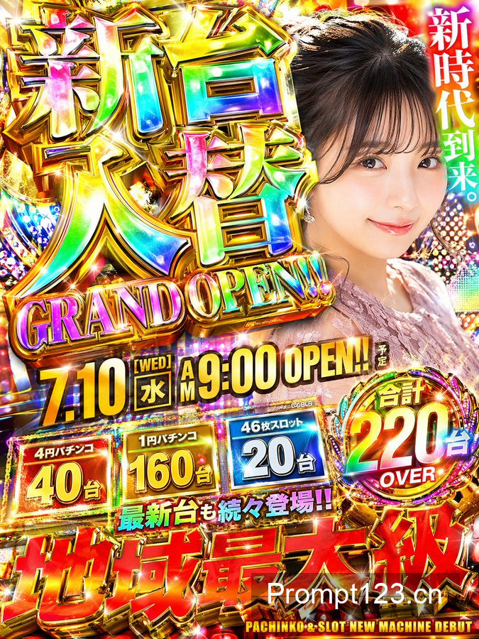 极致奢华的弹珠店梦幻宣传单