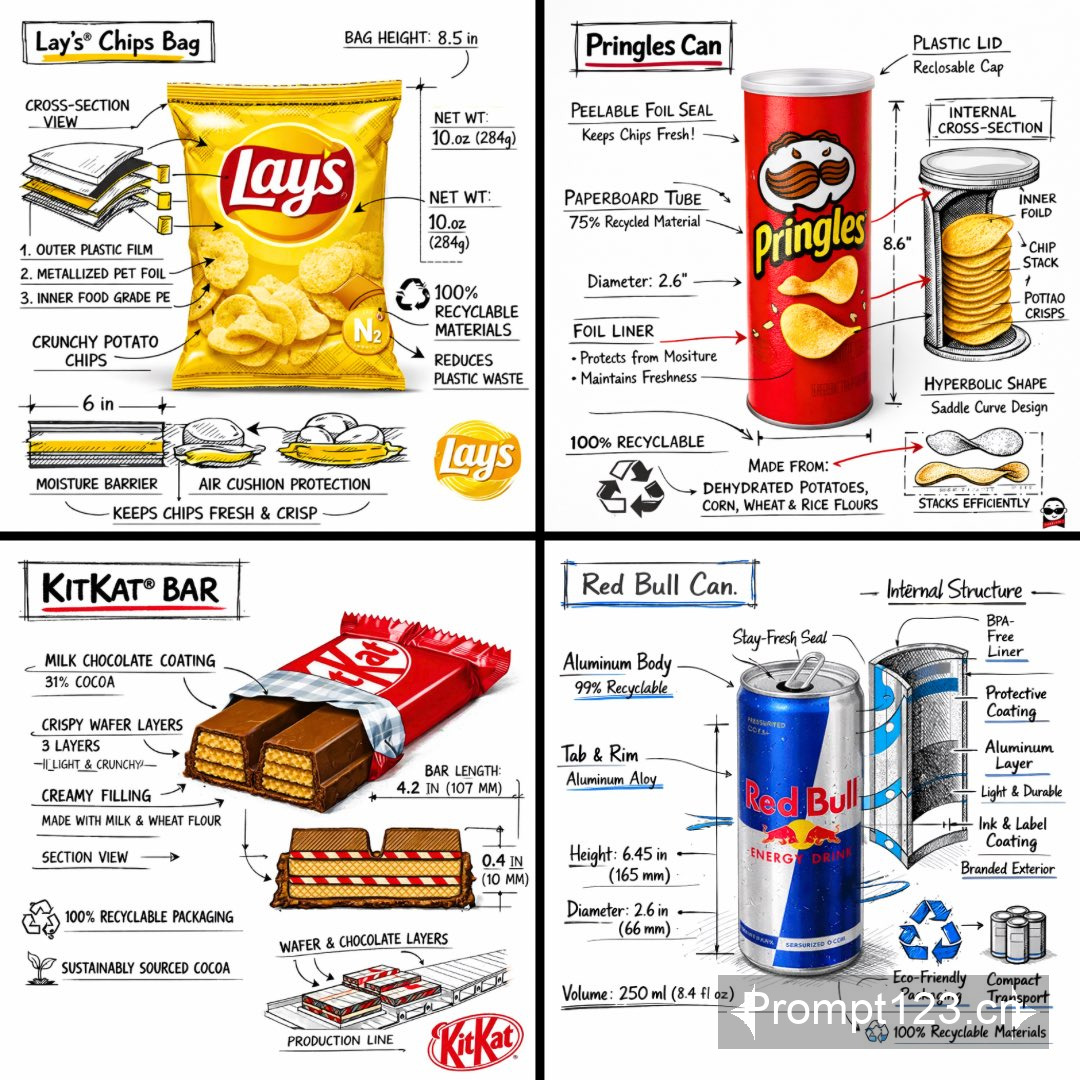 零食品牌技术分解图