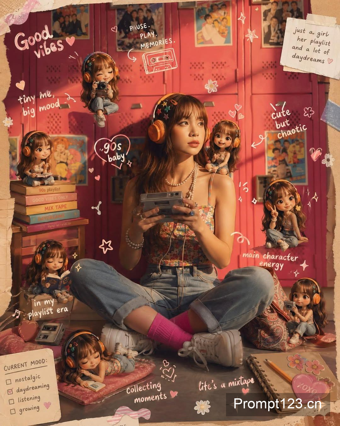 Scrapbook 真人图与迷你分身