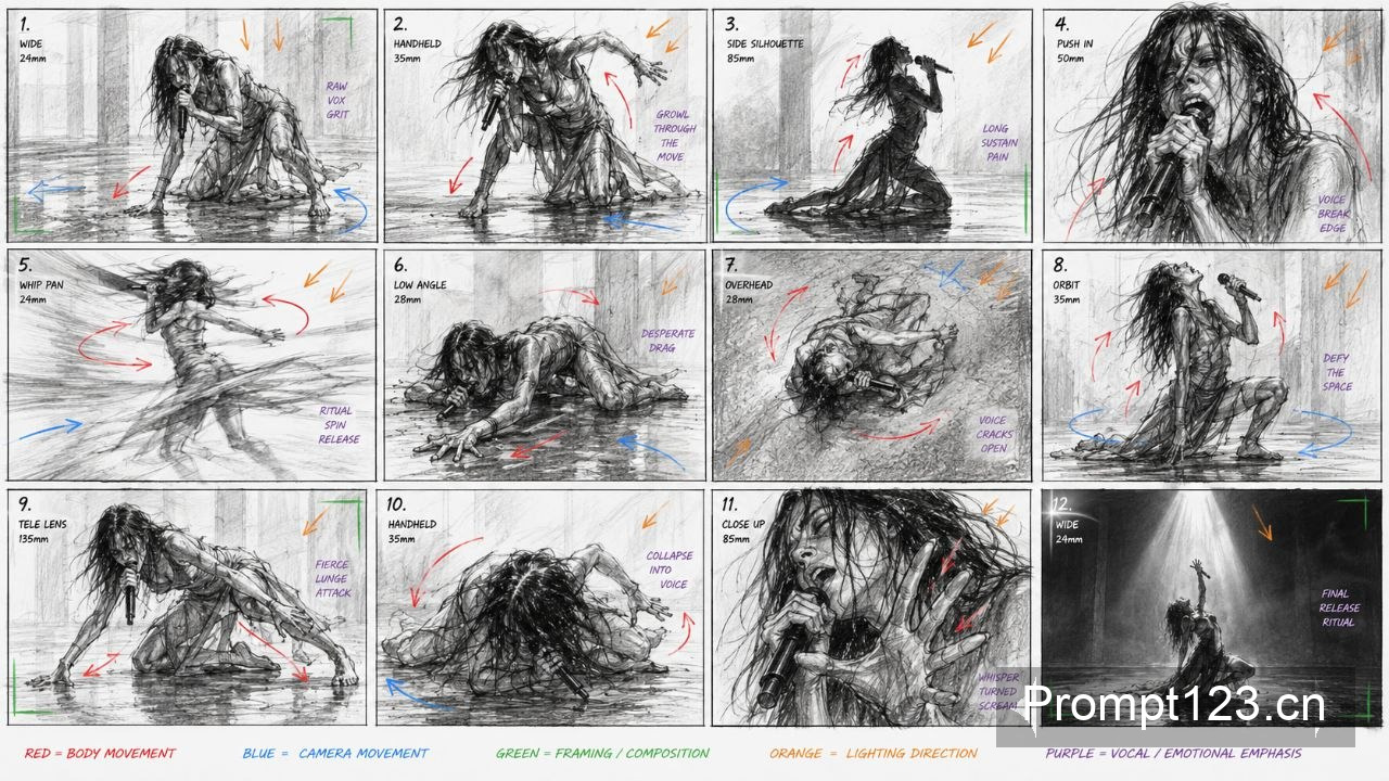 当代舞现场 Storyboard