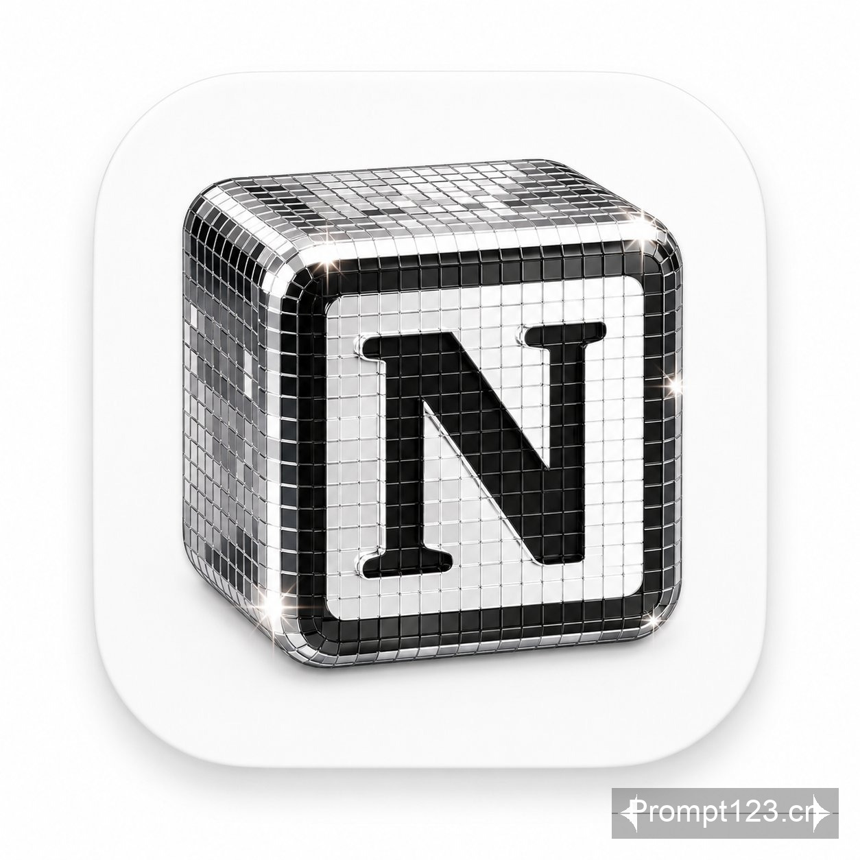 迪斯科镜面 3D App 图标