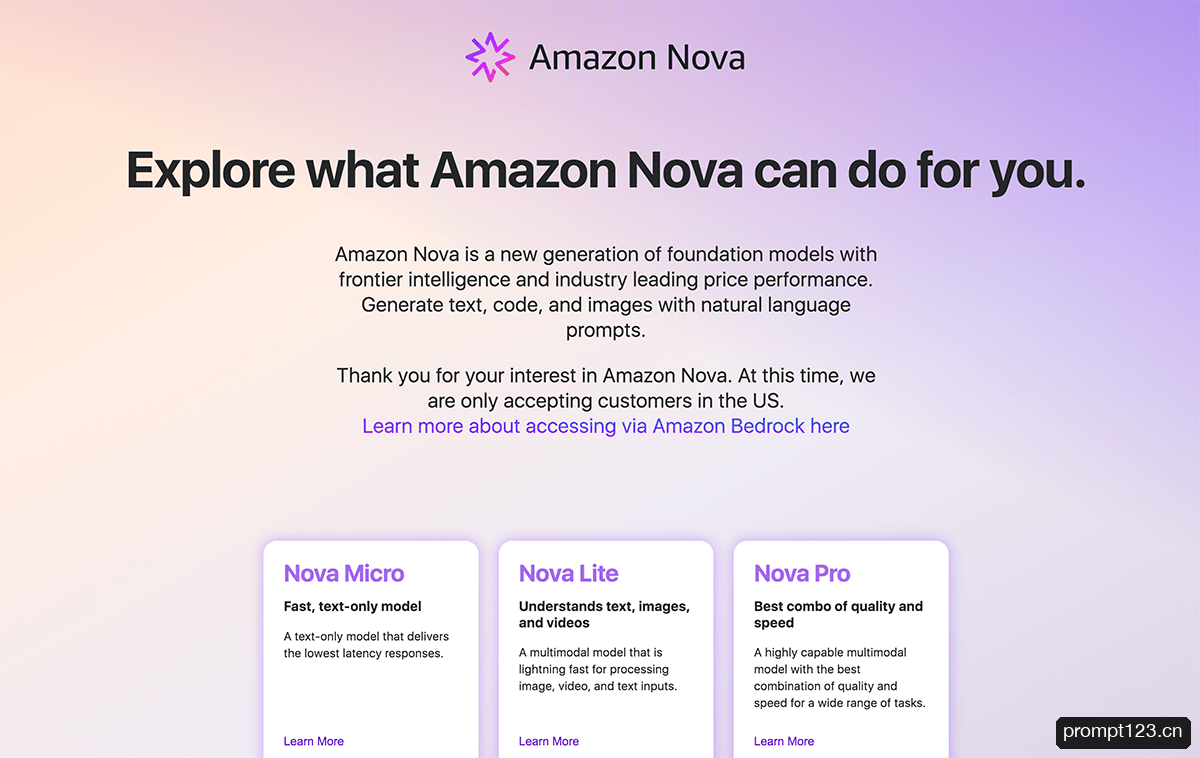 Amazon Nova