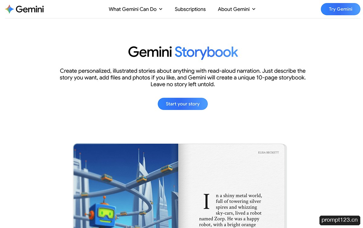  Gemini Storybook