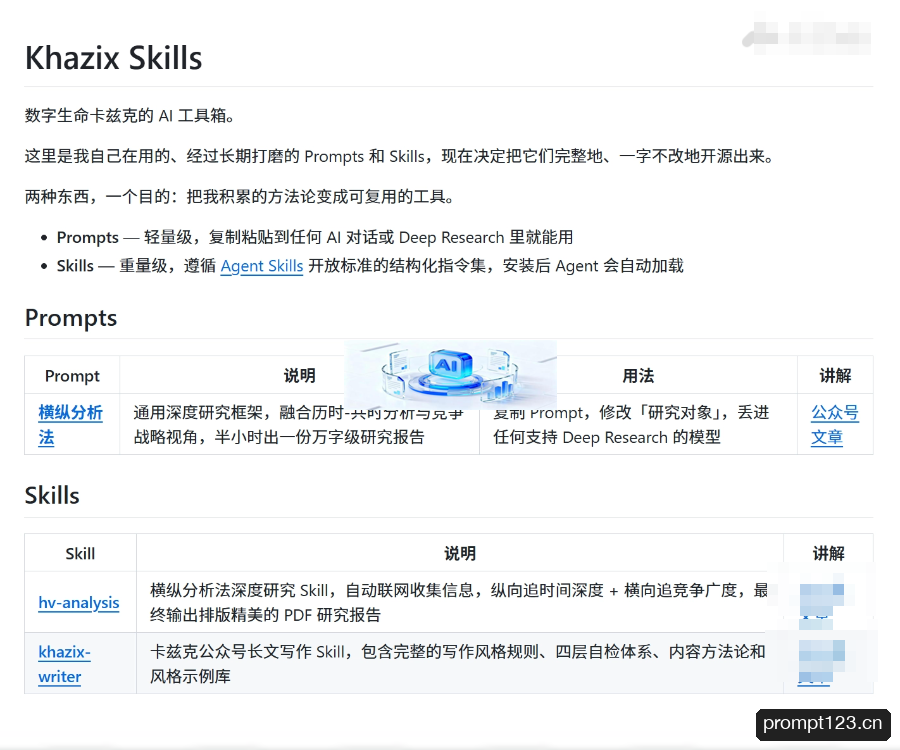 卡兹克.skill 软件截图