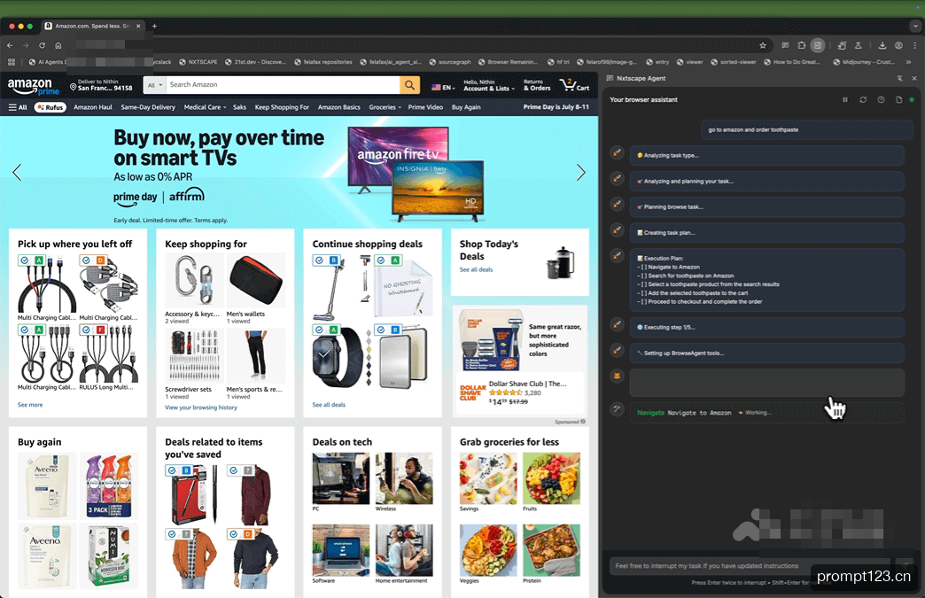 BrowserOS 软件截图
