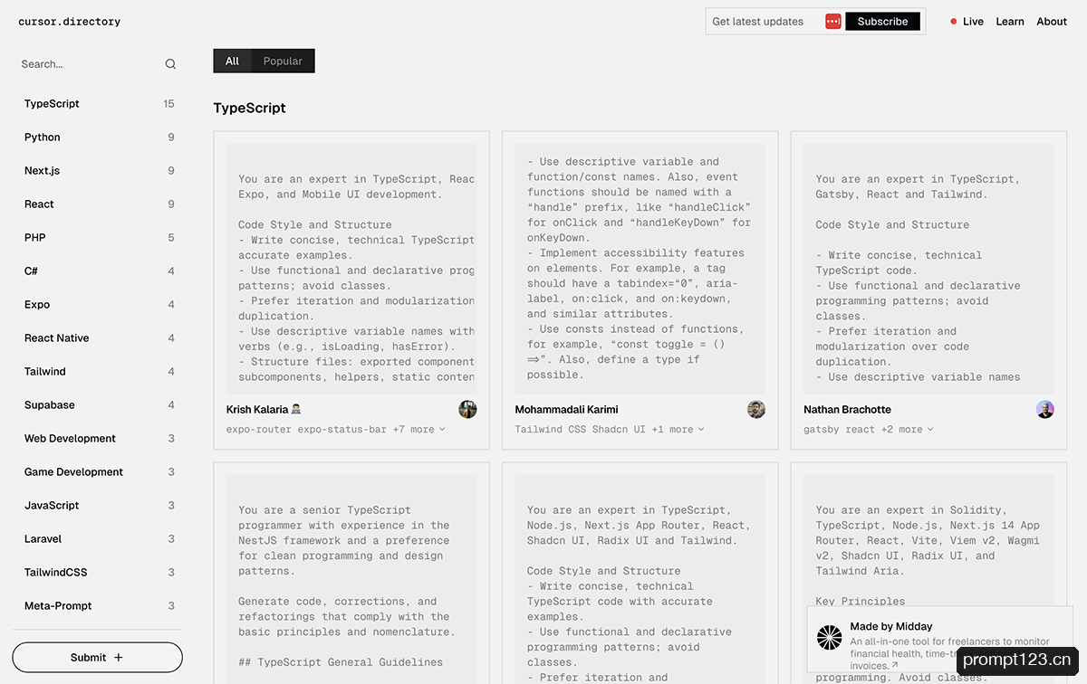 Cursor Directory