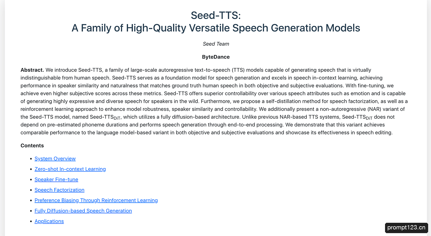 Seed-TTS