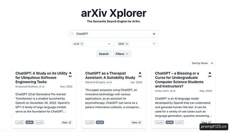arXiv Xplorer